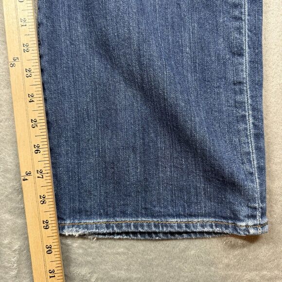 Lucky Brand Jeans Mens 38x30 Blue 181 Relaxed Straight Denim Pants Zip Distress - Picture 7 of 11